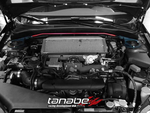 TAN Strut Tower Bars - Front - Tanabe Sustec Front Strut Tower Bar 08-10 Impreza WRX STI