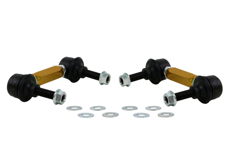 WL Sway Bar Links - Whiteline 03-06 Nissan 350z Z33 Rear Swaybar link kit-Adjustable Ball End Links