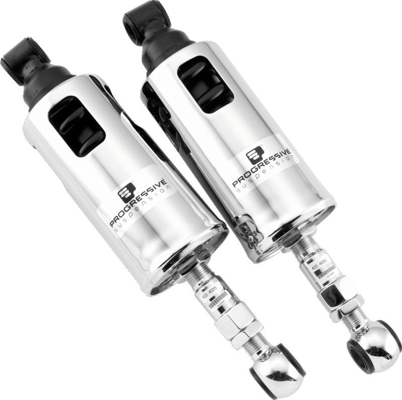 PGR 422 Shocks - Progressive 00-17 Harley Softail 422 Series Shocks Heavy Duty - Chrome