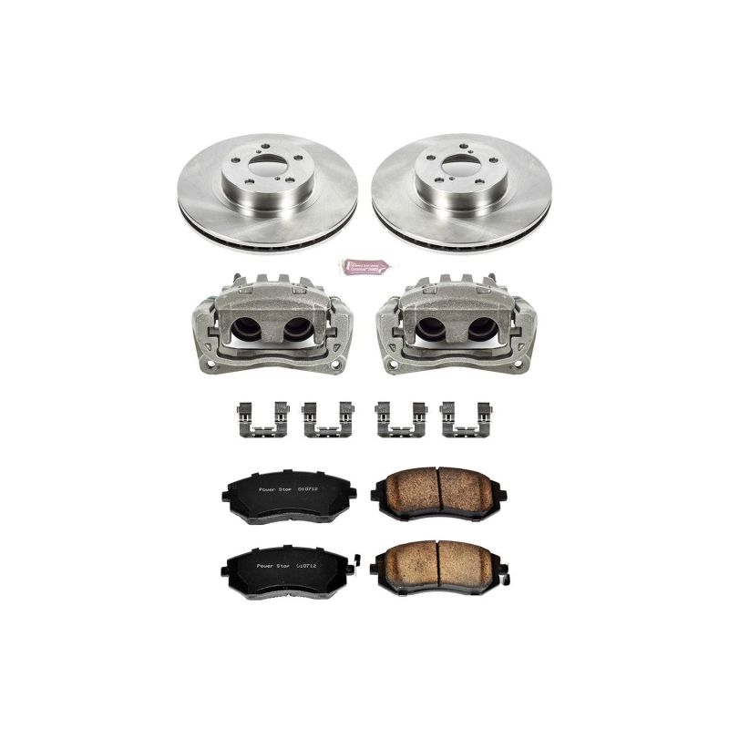 PSB Autospecialty Kit w/Cals - Power Stop 05-06 Saab 9-2X Front Autospecialty Brake Kit w/Calipers