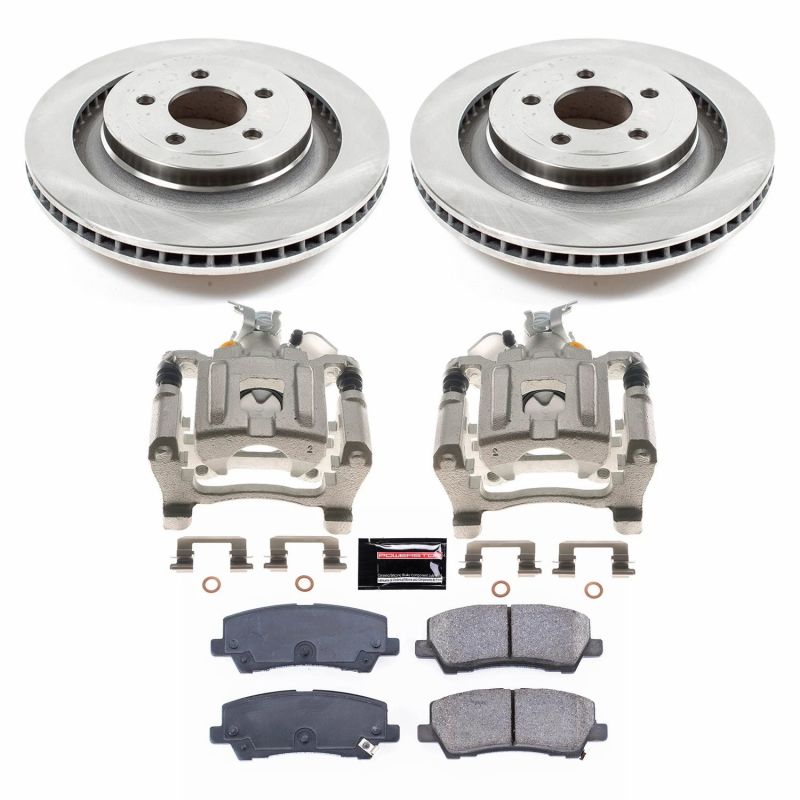 PSB Autospecialty Kit w/Cals - Power Stop 19-15 Ford Mustang Rear Autospecialty Brake Kit w/Calipers