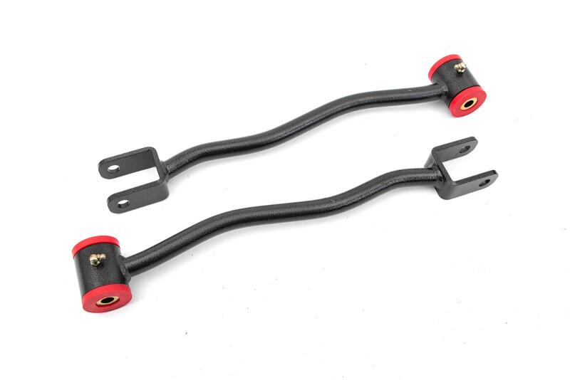 BMR Trailing Arms - BMR 08-14 Cadillac CTS-V 2nd Gen Lower Trailing Arms Non-Adjustable Poly Bushings - Black Hammertone
