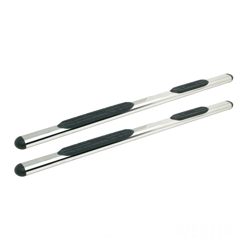 WES Nerf Bars - Premier 4 - Westin Premier 4 Oval Nerf Step Bars 75 in - Stainless Steel