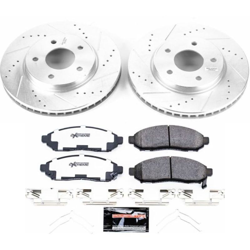 PSB Z36 Truck & Tow Kit - Power Stop 15-17 Chevrolet City Express Front Z36 Truck & Tow Brake Kit
