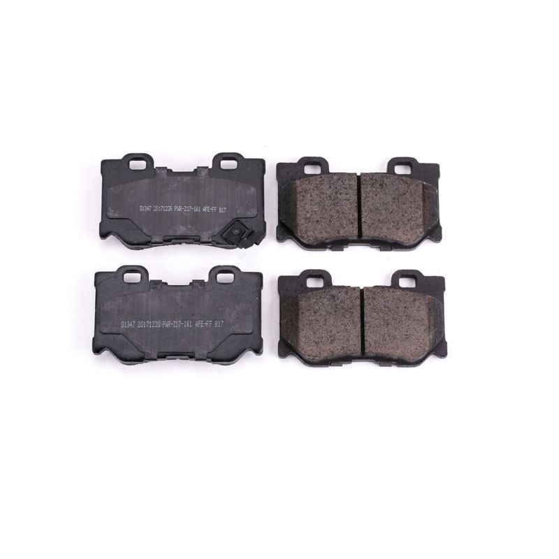 PSB Z16 Evolution Brake Pads - Power Stop 09-13 Infiniti FX50 Rear Z16 Evolution Ceramic Brake Pads