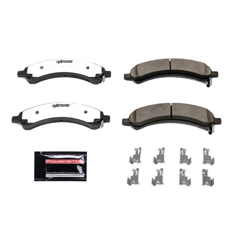 PSB Z36 Truck & Tow Brake Pads - Power Stop 03-09 Chevrolet Express 3500 Rear Z36 Truck & Tow Brake Pads w/Hardware