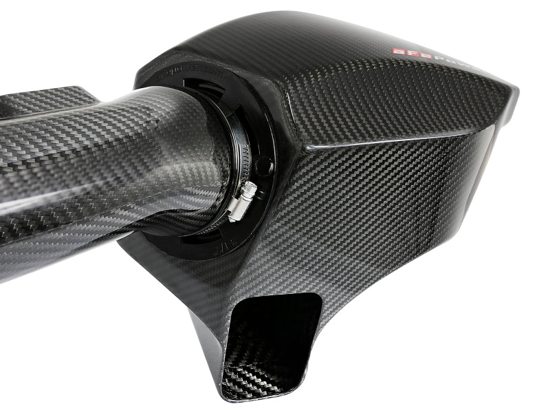 AFE Black Series Carbon Fiber Cold Air Intakes - aFe Momentum GT Pro 5R Cold Air Intake System 15-17 BMW M3/M4 S55 (tt)