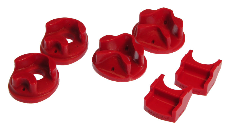 PRO Engine/Trans Kit - Red - Prothane 96-00 Honda Civic 3 Mount Kit - Red