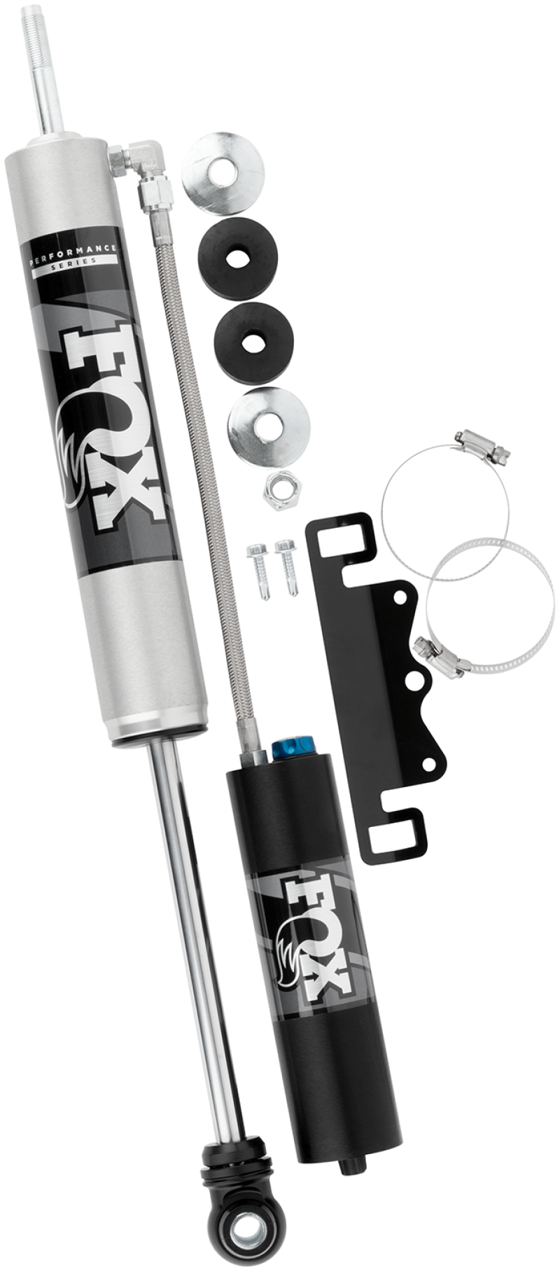 FOX 2.0 Perf Coilover Shock - Fox 17-19 Ford F250/F350 2.0 Performance Series Remote Reservoir Adj. Front Shocks 0-1.5in Lift