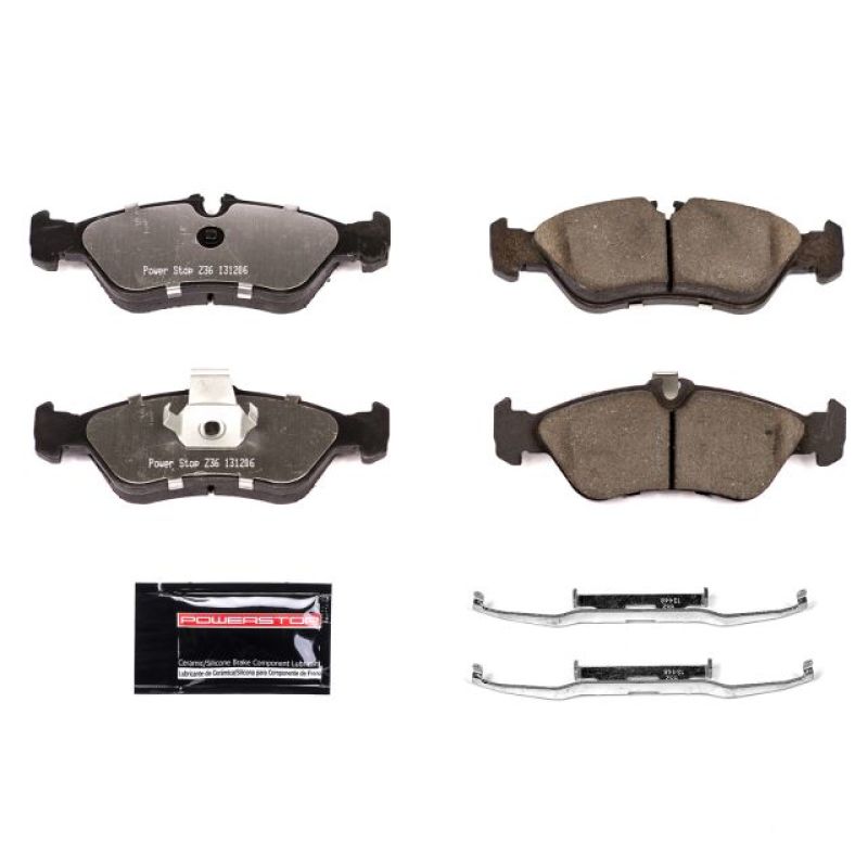 PSB Z36 Truck & Tow Brake Pads - Power Stop 03-06 Dodge Sprinter 2500 Rear Z36 Truck & Tow Brake Pad w/Hardware