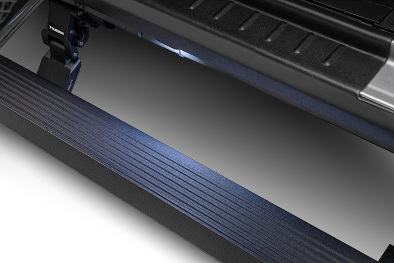 GOR RealTruck VoltStep Running Boards - RealTruck 18-24 Jeep Wrangler 4dr VoltStep Electric Running Board Kit (Drilling Req.) - Tex. Blk