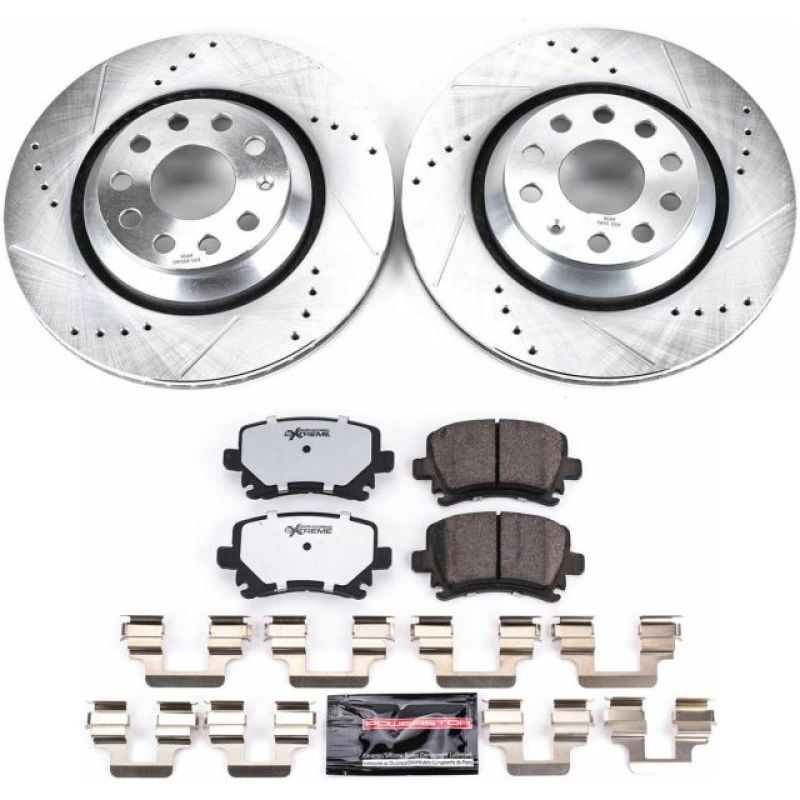 PSB Z26 Street Warrior Kit - Power Stop 09-17 Volkswagen CC Rear Z26 Street Warrior Brake Kit
