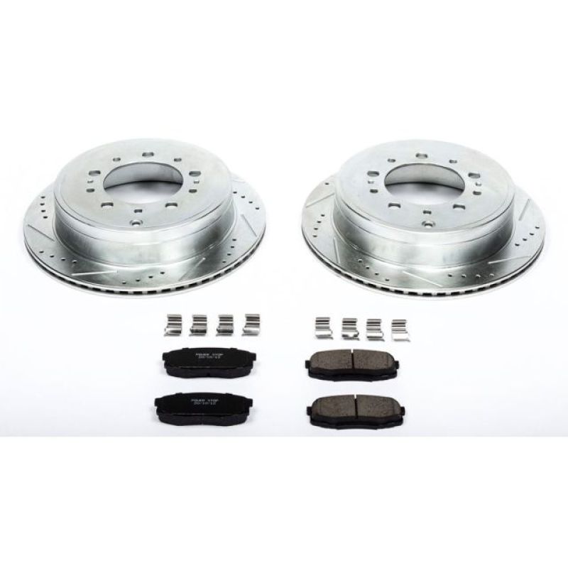 PSB Z23 Evolution Kit - Power Stop 08-11 Lexus LX570 Rear Z23 Evolution Sport Brake Kit