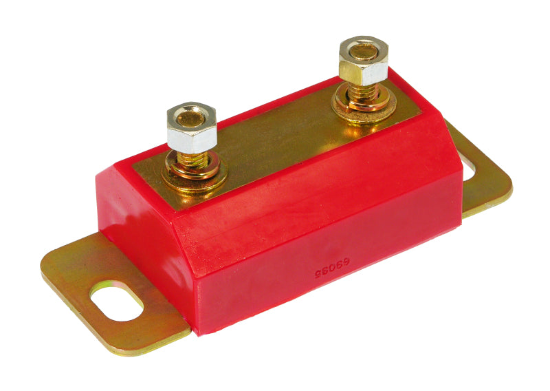 PRO Transmission Mounts - Red - Prothane 65-73 Ford Mustang Trans Mount Bushings - Red