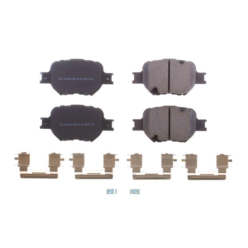 PSB Z17 Evolution Brake Pads - Power Stop 05-10 Scion tC Front Z17 Evolution Ceramic Brake Pads w/Hardware