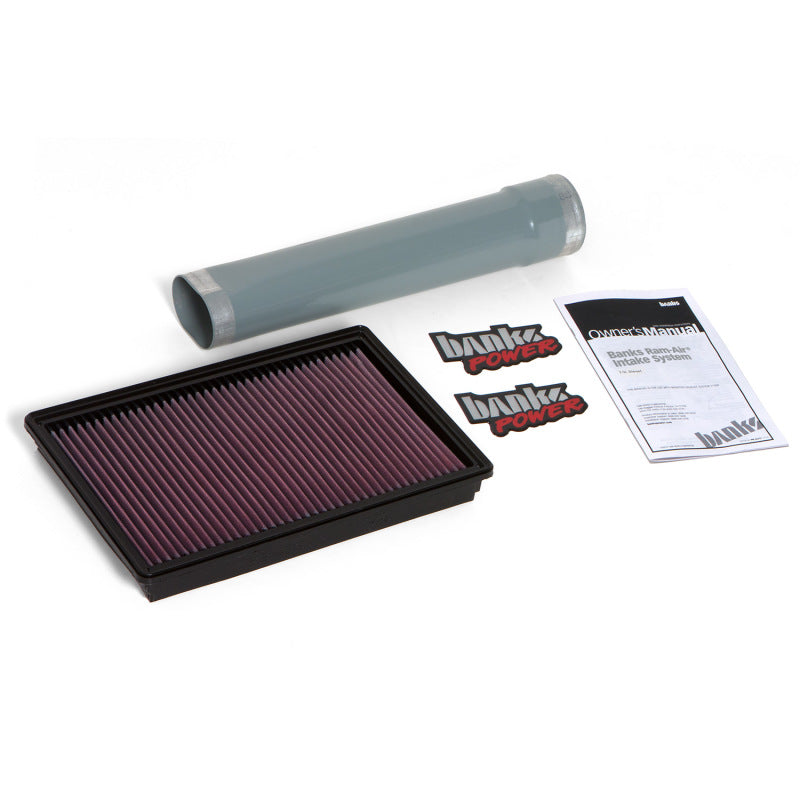 GBE Ram-Air Intake Systems - Banks Power 14-15 Ram 1500 3.0L EcoDiesel Ram-Air Intake System w/ Silencer Delete Tube