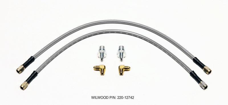 WIL Flexline Brake Hose - Wilwood Flexline Kit VW GTI 2006-Up