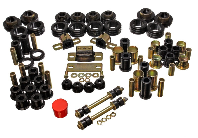 ES Hyper-Flex Sets - Black - Energy Suspension 82-04 Chevy Blazer & S-10/S-15 Pickup 2WD (except 97-01 SS) Black Hyper-flex Mast
