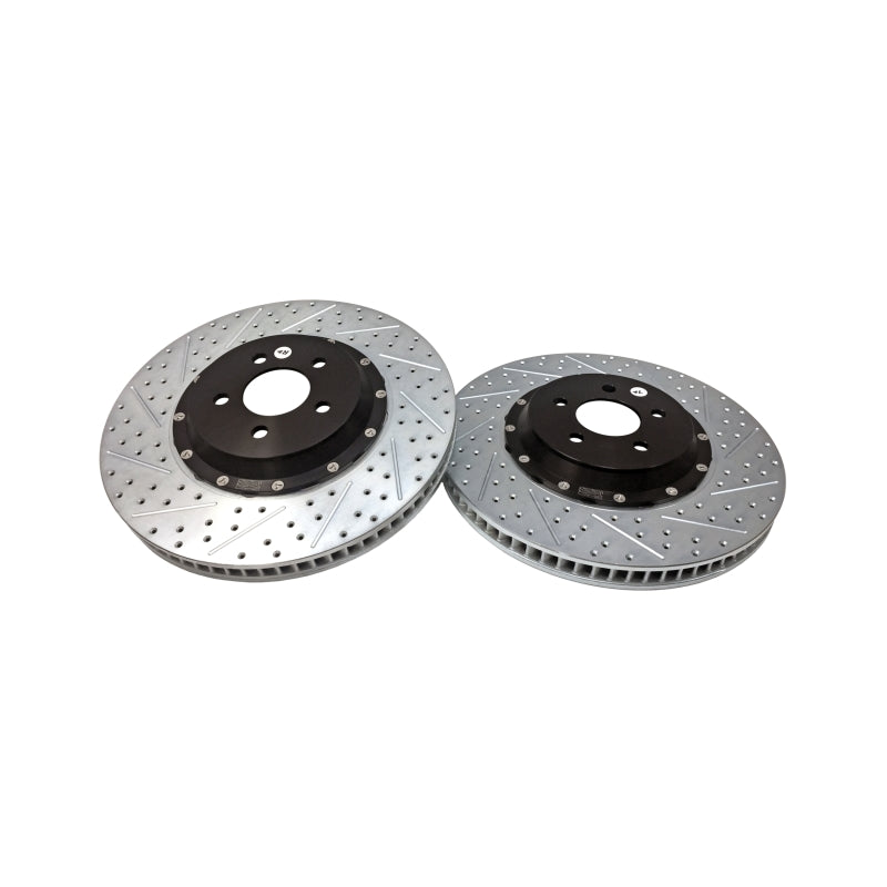 BAE Eradispeed Rotors - Baer Brakes 15-23 Ford Mustang GT w/ OE Perf. Package Eradispeed+ Front 2pc SDZ Perf. Brake Rotors