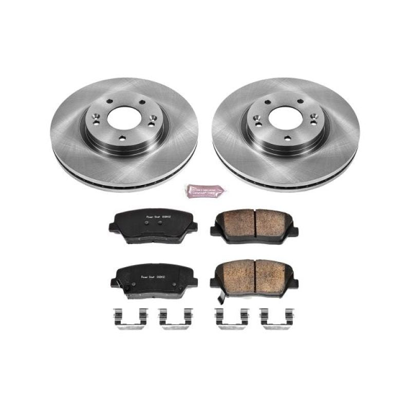 PSB Autospecialty Kit - Power Stop 10-12 Hyundai Santa Fe Front Autospecialty Brake Kit