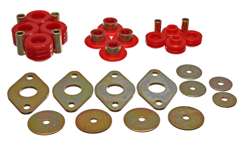 ES Body Mounts - Red - Energy Suspension Cab Mount Bushing - Red