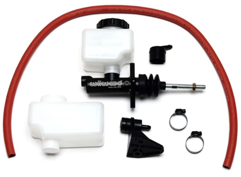 WIL Master Cylinder - Wilwood Short Remote M/C Kit 3/4in Bore 3/8in-24 Banjo Outlet