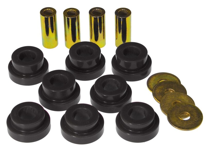 PRO Transmission Mounts - Blk - Prothane Chevy Silverado Front Diff Carrier/Support Bushings - Black