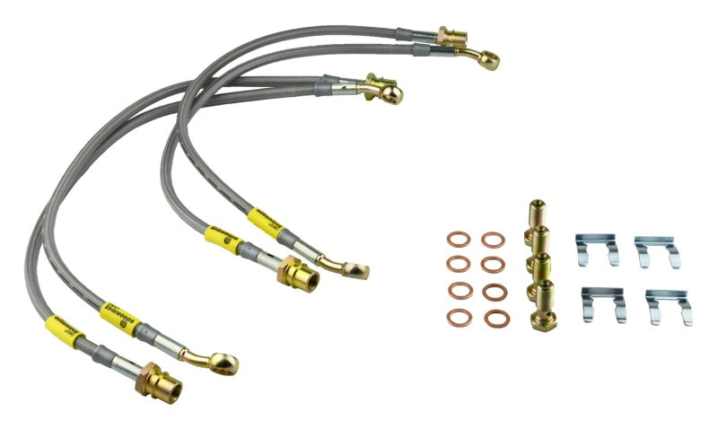 GR G-Stop Brake Line Kits - Goodridge 97-04 Chevrolet Corvette Z06 Brake Line Kit