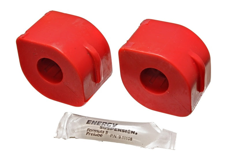 ES Sway Bar Bushings - Red - Energy Suspension 97-04 Chevy Corvette Red 23mm Front Sway Bar Frame Bushing Set