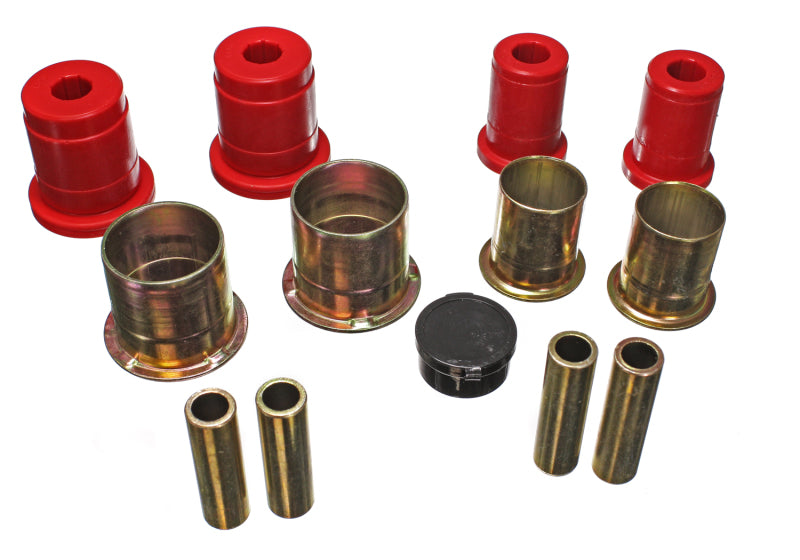ES Cntrl Arm Bushings - Red - Energy Suspension 94-04 Ford Mustang Red Front End Control Arm Bushings