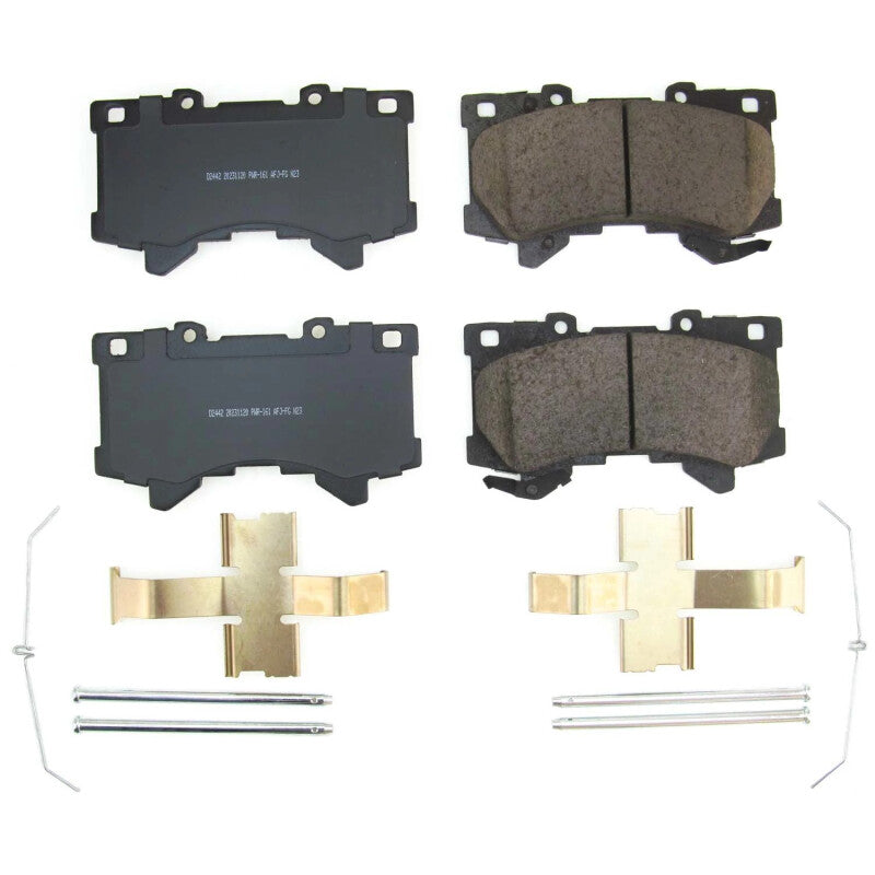PSB Z17 Evolution Brake Pads - Power Stop 2022 Lexus LX600 Front Z17 Evo Ceramic Brake Pads w/Hardware
