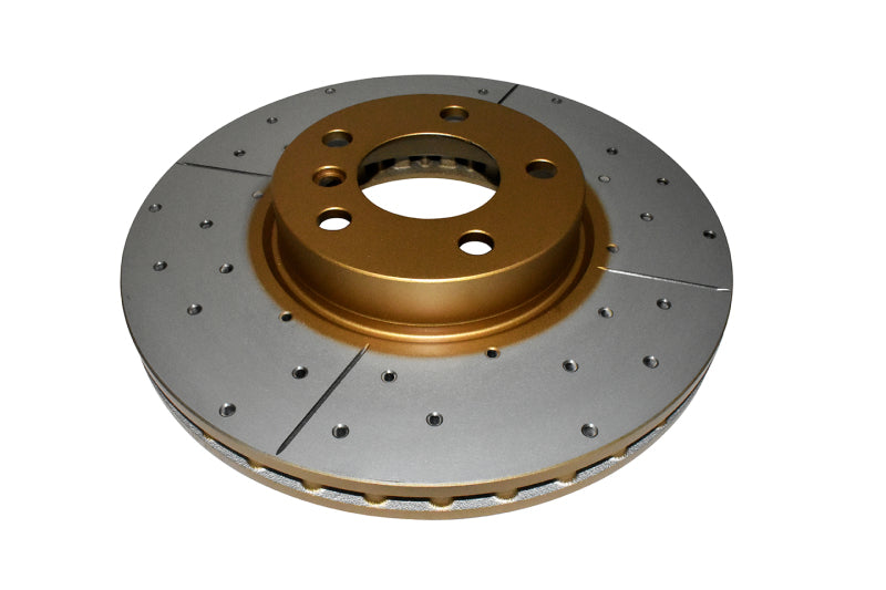 DBA Street Slot&Drill Rotors - DBA 07-10 BMW X5 xDrive30i Front Drilled & Slotted Street Series Rotor