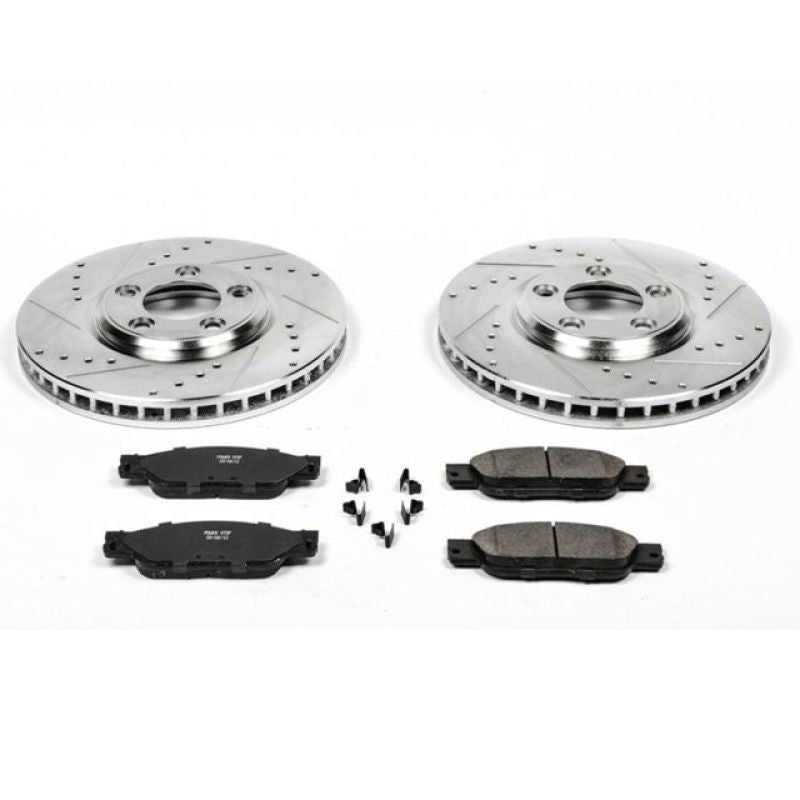 PSB Z23 Evolution Kit - Power Stop 03-04 Jaguar S-Type Front Z23 Evolution Sport Brake Kit