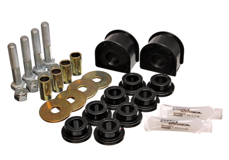 ES Sway Bar Bushings - Black - Energy Suspension 99-04 Ford F-150 Lightning 2WD Black Rear Sway Bar Bushing Set (Inc End Links)
