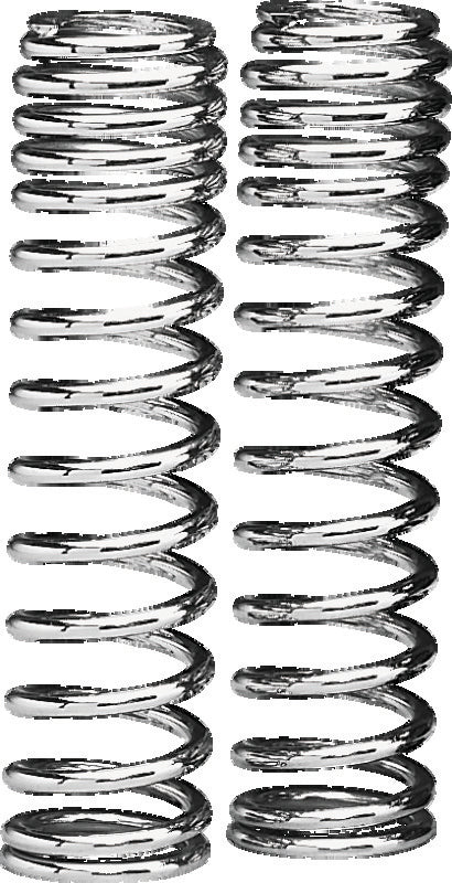 PGR Shock Springs - Progressive Rear Springs 90/130 (PR) - Chrome