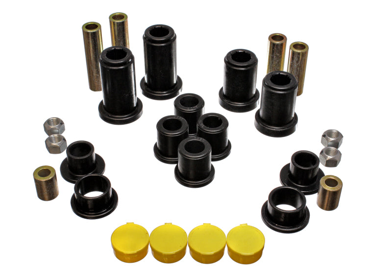 ES Cntrl Arm Bushings - Black - Energy Suspension 99-07 General Motors (Various) Black Front End Control Arm Bushing Set