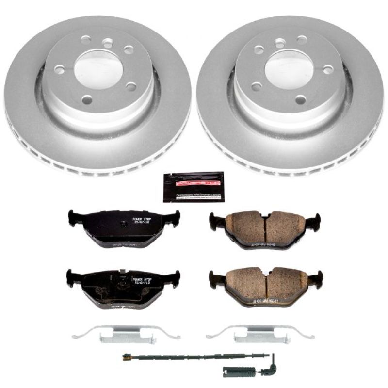 PSB Z23 Evolution Coated Kit - Power Stop 2000 BMW 323i Rear Z23 Evolution Sport Coated Brake Kit