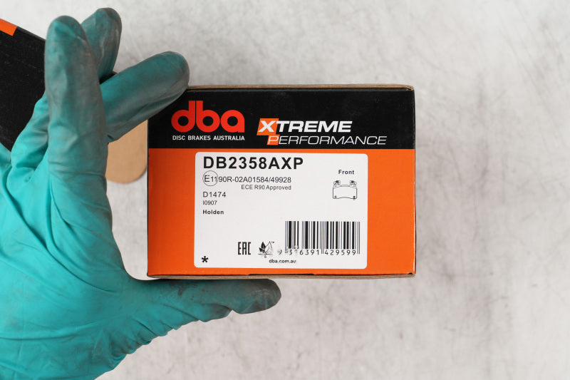 DBA XP Performance Brake Pads - DBA 13-17 Holden Commodore VE/VF SSV Brembo XP Performance Front Brake Pads