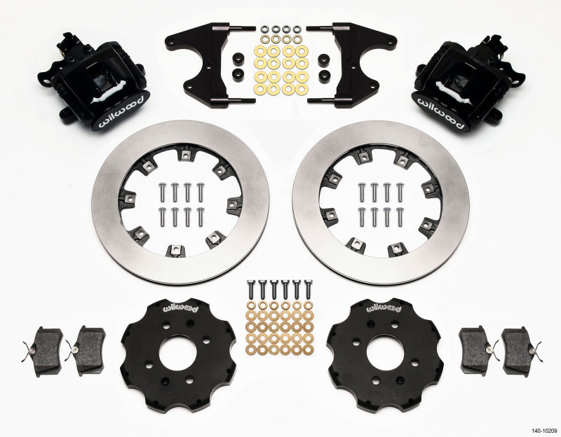 WIL Parking Brake Brake Kit - Wilwood Combination Parking Brake Rear Kit 12.19in Civic / Integra Drum 2.46 Hub Offset