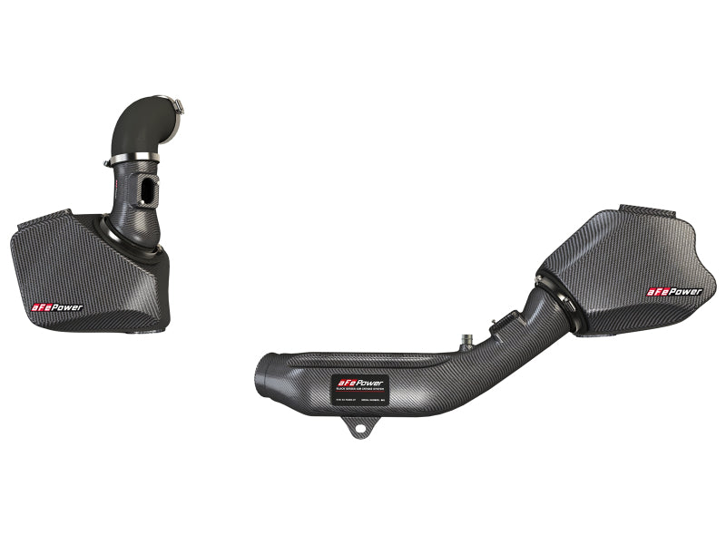 AFE Black Series Carbon Fiber Cold Air Intakes - aFe Momentum GT Pro 5R Cold Air Intake System 15-17 BMW M3/M4 S55 (tt)