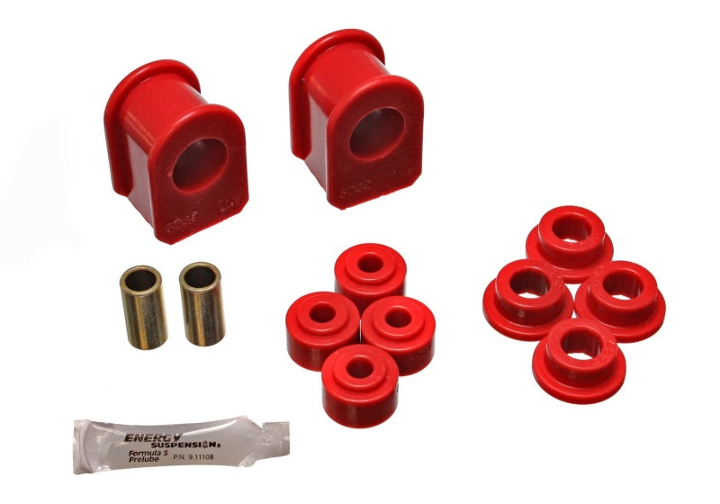 ES Sway Bar Bushings - Red - Energy Suspension Ford Red 1 1/8in Dia 2 1/2in Tall inBin Style Sway Bar Bushing Set