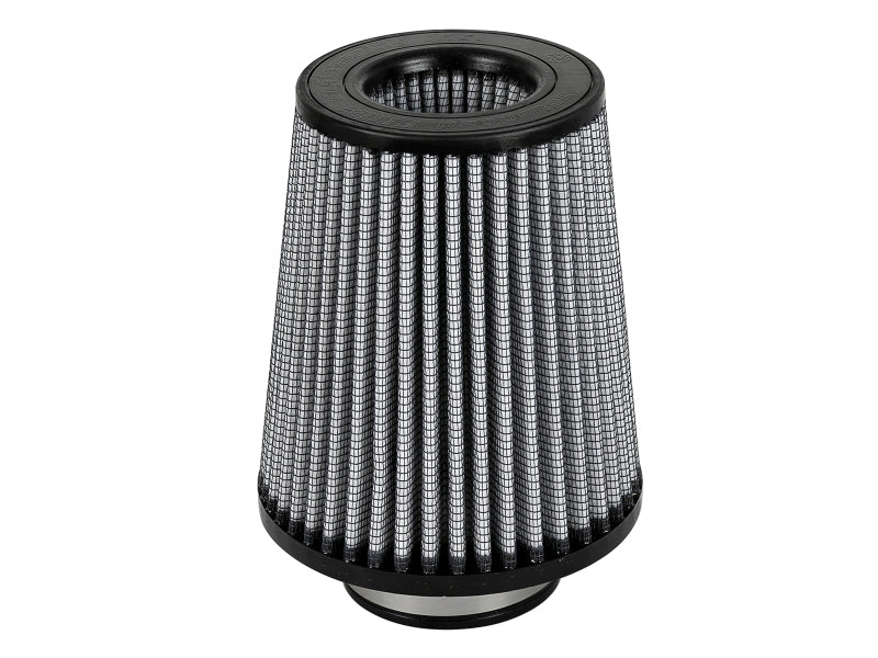 AFE Universal Pro Dry S Filter - aFe MagnumFLOW Pro Dry S Air Filters 3-1/2 F x 6 B x4-1/2 T (INV) x 7 H in