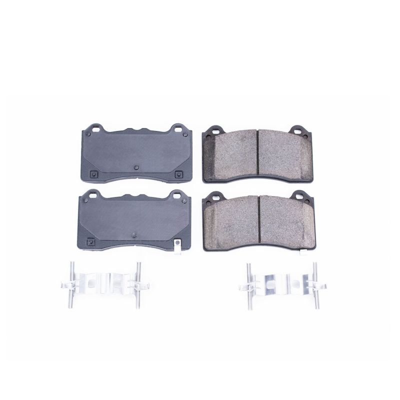 PSB Z17 Evolution Brake Pads - Power Stop 16-18 Ford Focus Front Z17 Evolution Ceramic Brake Pads w/Hardware