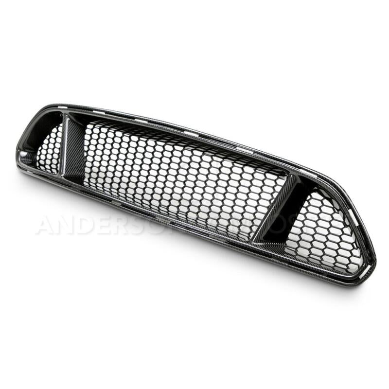 AND Front Grilles - Anderson Composites 15-16 Ford Mustang Type-GT Front Upper Grille
