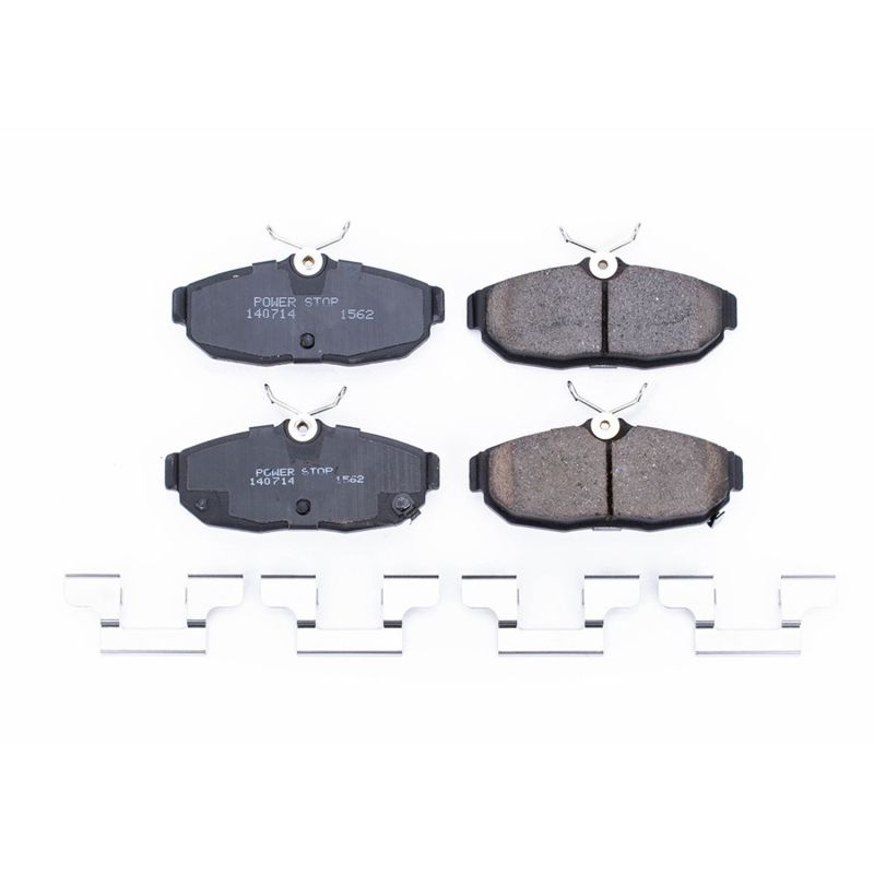 PSB Z17 Evolution Brake Pads - Power Stop 2012 Ford Mustang Rear Z17 Evolution Ceramic Brake Pads w/Hardware