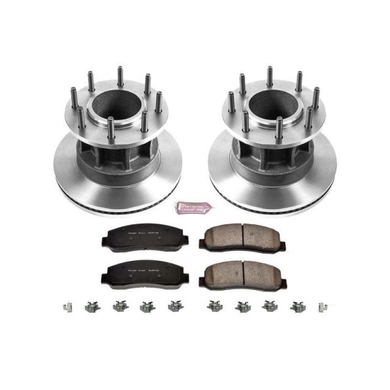 PSB Autospecialty Rotor - Power Stop 07-11 Ford F-350 Super Duty Front Autospecialty Brake Kit
