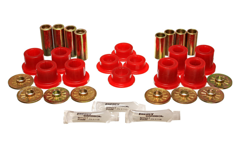 ES Cntrl Arm Bushings - Red - Energy Suspension 92-02 Dodge Viper Red Front Control Arm Bushing Set