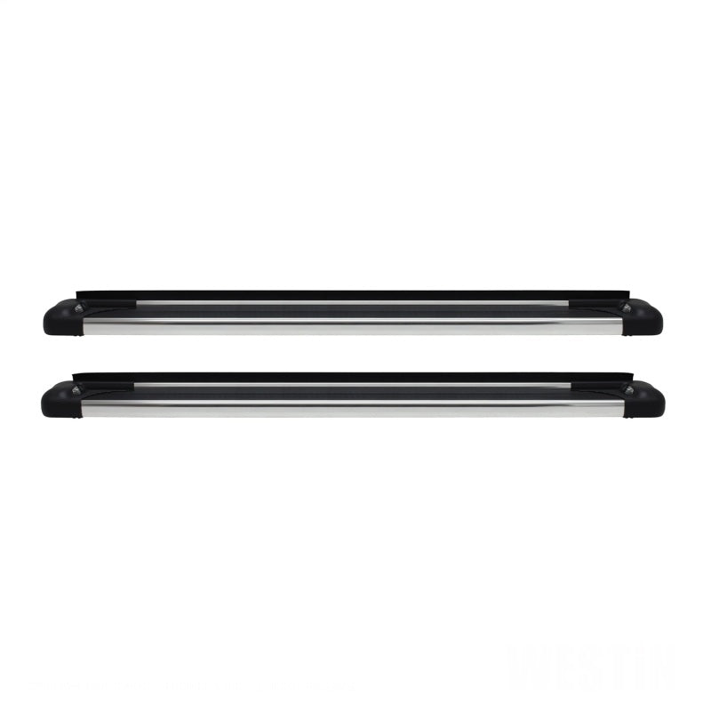WES Running Boards - Sure-Grip - Westin SG6 Polished Aluminum Running Boards 74.25 in