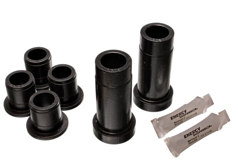 ES Cntrl Arm Bushings - Black - Energy Suspension 84-88 Toyota Pick Up Black Front Lower and Upper Control Arm Bushing Set (must reu