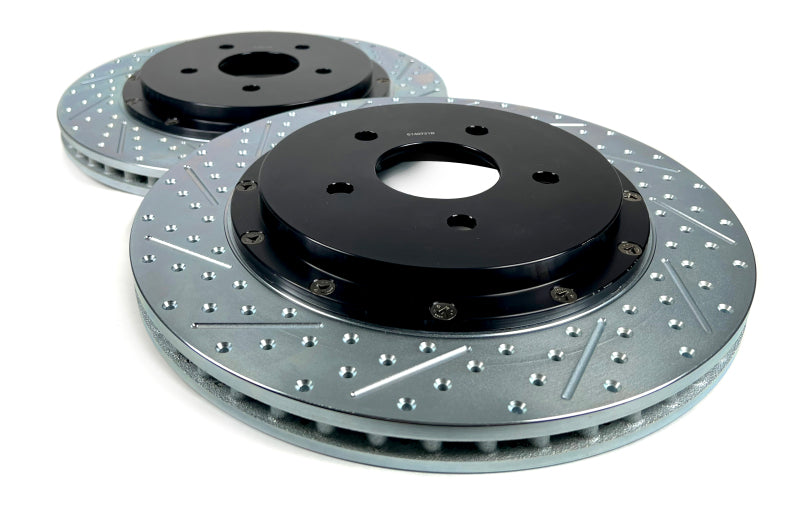 BAE Eradispeed Rotors - Baer Brakes 14-19 Chevrolet Corvette Stingray Eradispeed+ Rear SDZ 2-Piece Performance Brake Rotors